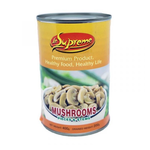 Le Supreme Mushroom Sliced & Stems - 24x400g