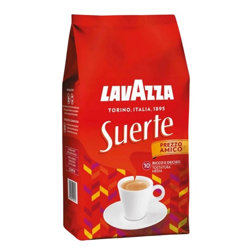 Lavazza Suerte, Medium Roast Coffee Beans - 6x1kg