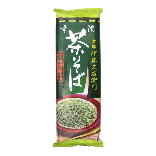 Nisshin Uji Chasoba Matcha Noodles Dried, Japan - 30x200g