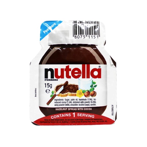 Nutella Portion Size - 120x15g