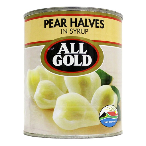 All Gold Pear Halves - 24x825g