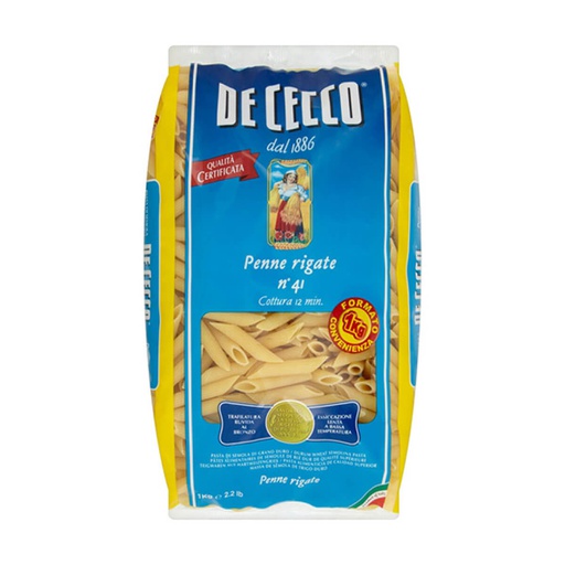 DeCecco Penne Rigate #41 Pasta - 12x1kg