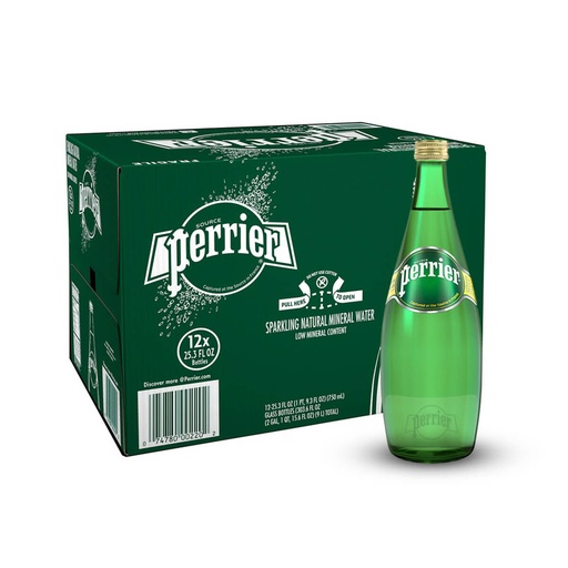 Perrier Sparkling Water - 12x750ml