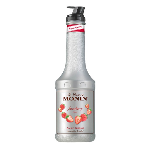 Monin Strawberry Puree Fruit Mix, France - 4x1ltr