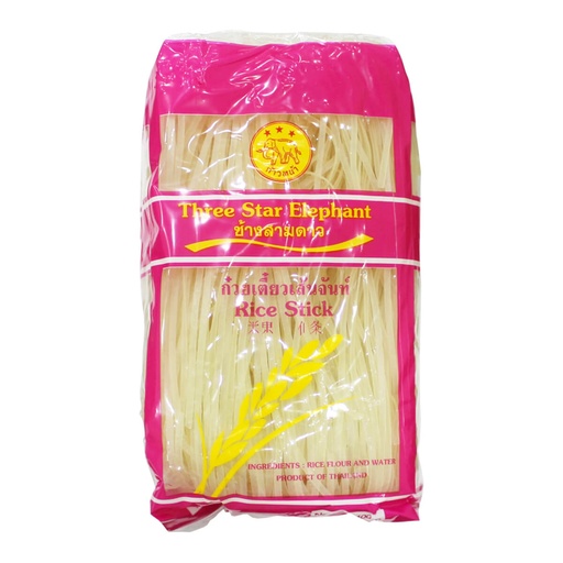 3Star 3mm Rice Stick, Thailand - 30x400g