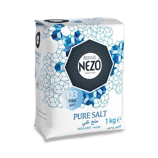 Nezo Blue Table Salt - 12x1kg