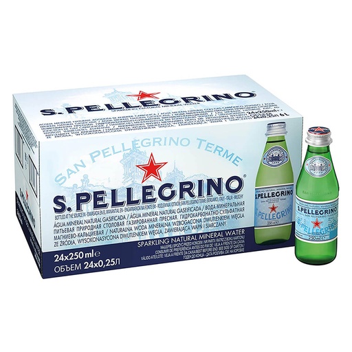 San Pellegrino Sparkling Water - 24x250ml