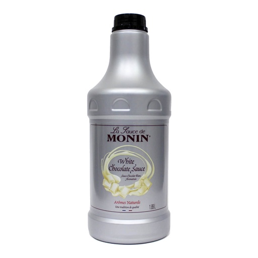 Monin White Chocolate Sauce, France - 4x1.89ltr