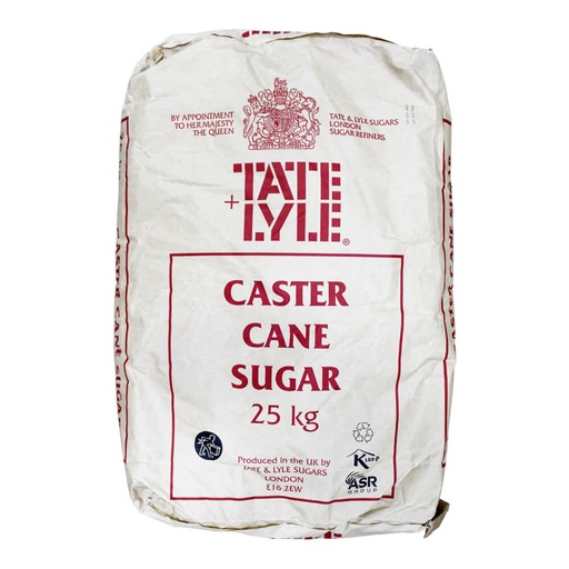 Tate & Lyle Caster Sugar, UK - 1x25kg