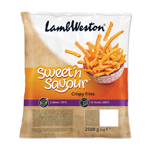 Lamb Weston Sweet Potato Fries - 4x2.5kg