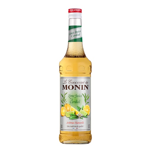 Monin Lime Cordial Syrup, France - 6x700ml