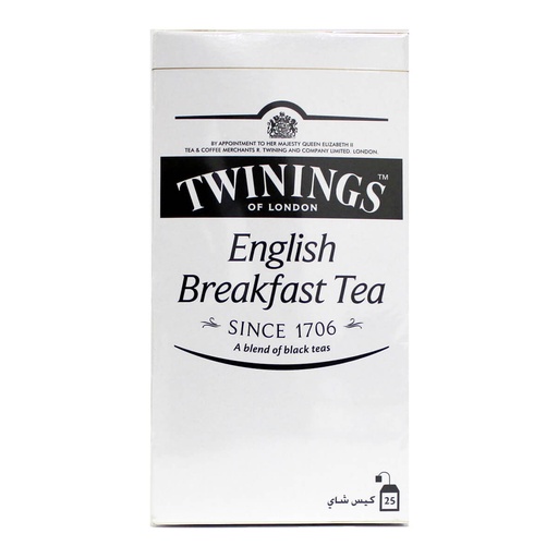 Twinings English Breakfast Tea Bags - 12x25s