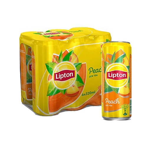 Lipton Peach Ice Tea Soft Drink - 24x320ml