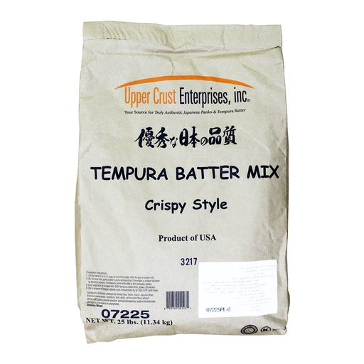 Upper Crust Tempura Batter Mix, USA - 1x25lbs