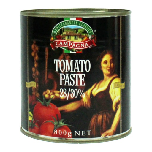 Campagna Tomato Paste 28/30%, Italy - 12x800g