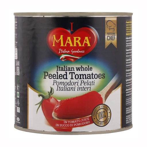 Mara Peeled Tomato, Italy - 6x2.5kg