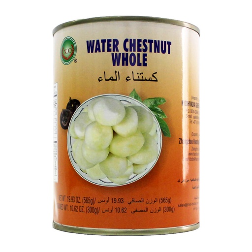 XO Water Chestnut in Water - 24x15oz