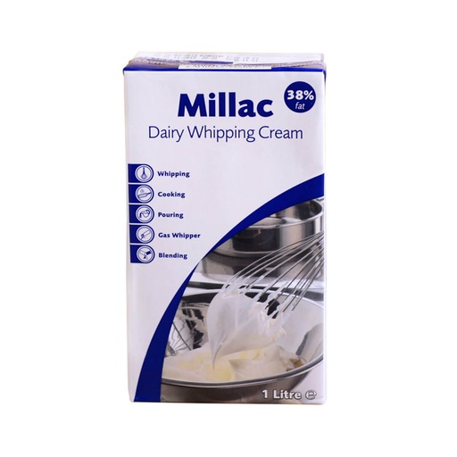 Millac Blue Dairy Whipping Cream - 12x1ltr