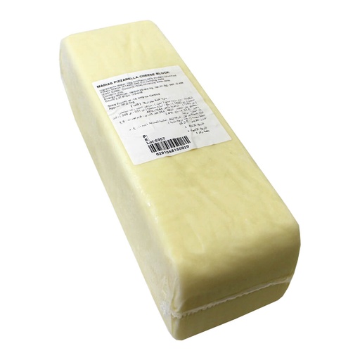 Maria's Mozzarella Cheese, Block - 4x2.5kg