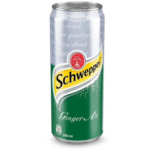Schweppes Ginger Ale Soft Drink - 24x300ml